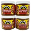 12 Ct Case of 1.5 pound (24oz) Cinnamon Raw Honey - Untreated Unprocessed Creamy Raw Honey w/Certified Organic Cinnamon - Sleeping Bear Farms view 1