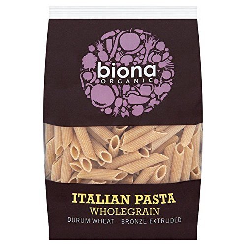 Biona Organic Bronze-Extruded Wholewheat Penne - 500g
