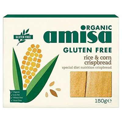 Amisa Organic Gluten Free Rice & Corn Crispbread - 150g