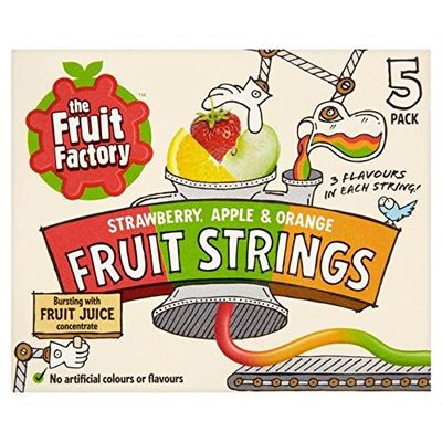 The Fruit Factory Strawberry, Apple & Orange Fruit Strings - 100g