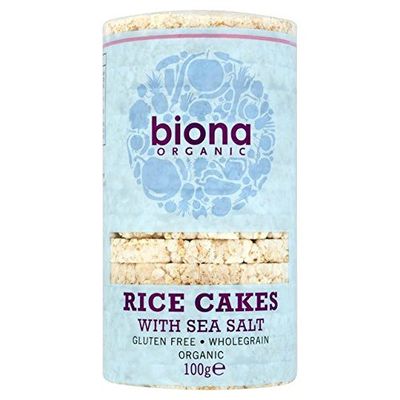 Biona Organic Rice Cakes With Sea Salt - 100g