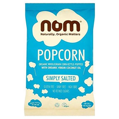 Nom Organic Simply Salted Popcorn - 20g