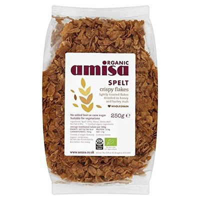Amisa Organic Crispy Spelt Flakes - 250g