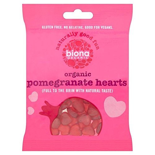 Biona Organic Pomegranate Hearts - 75g