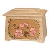 Wood Cremation Urn - Maple Cherry Blossoms Astoria view 1