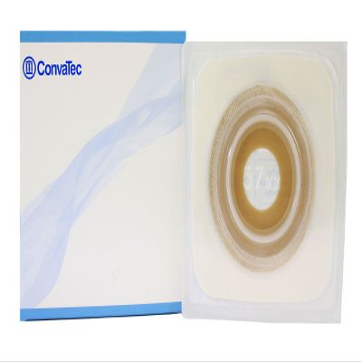 Convatec 411805 Stomahesive Skin Barrier - 2 1/4" Flange - 1 1/4" - 1 3/4" Stoma - Large- Box of 10