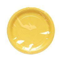 Dollar Daze Plus Yellow Solid Plates - 9" - 8CT