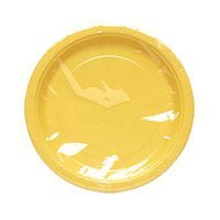 Dollar Daze Plus Yellow Solid Plates - 9" - 8CT