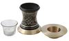 MEMORIALS 4U Majestic Golden Aura Tealight Urn - Black & Gold Tea Light Urn for Ashes - Candle Urn - NOT Intended for Full Cremation Ash Quantity view 3