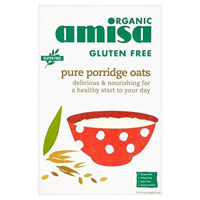 Amisa Organic Gluten Free Pure Porridge Oats - 325g