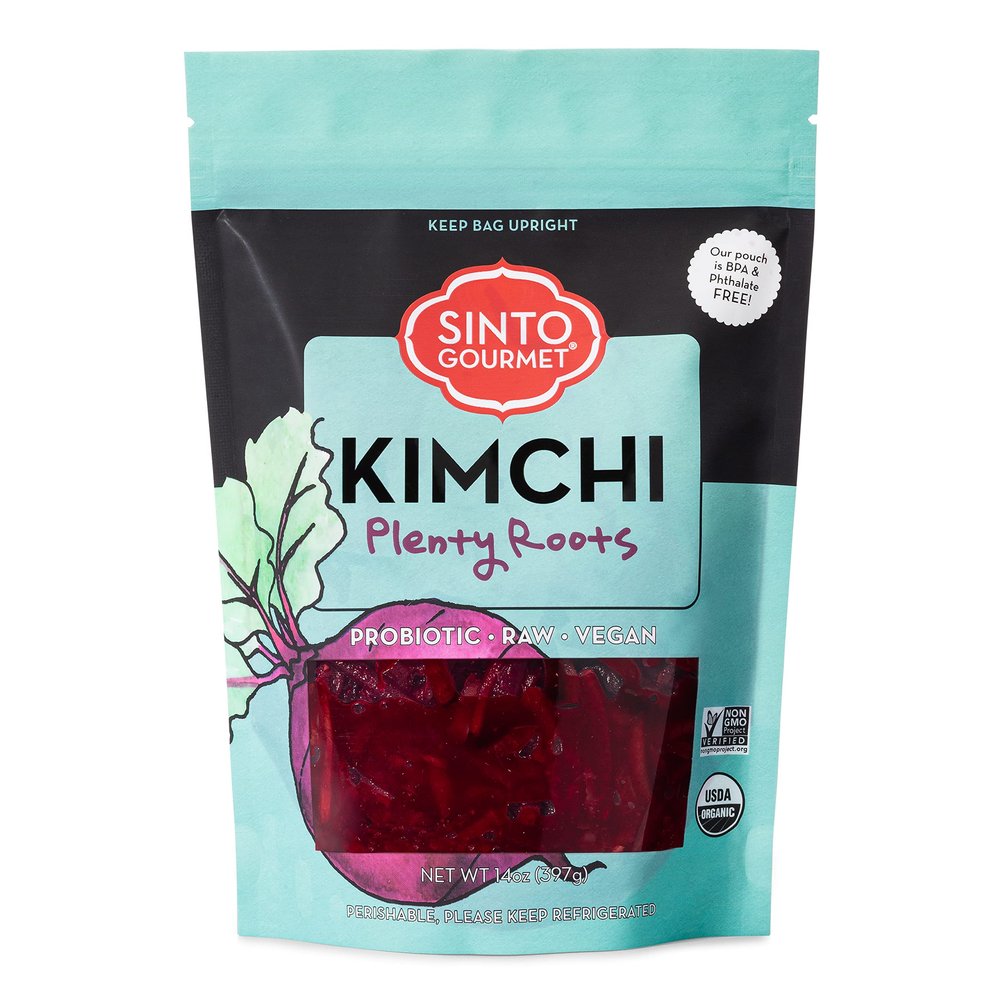 Sinto Gourmet Plenty Roots Kimchi 14 oz (Pack of 2)
