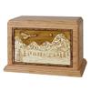 Wood Cremation Urn - Mountain Splendor Hampton (Oak) view 1