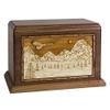 Wood Cremation Urn - Mountain Splendor Hampton (Walnut) view 1