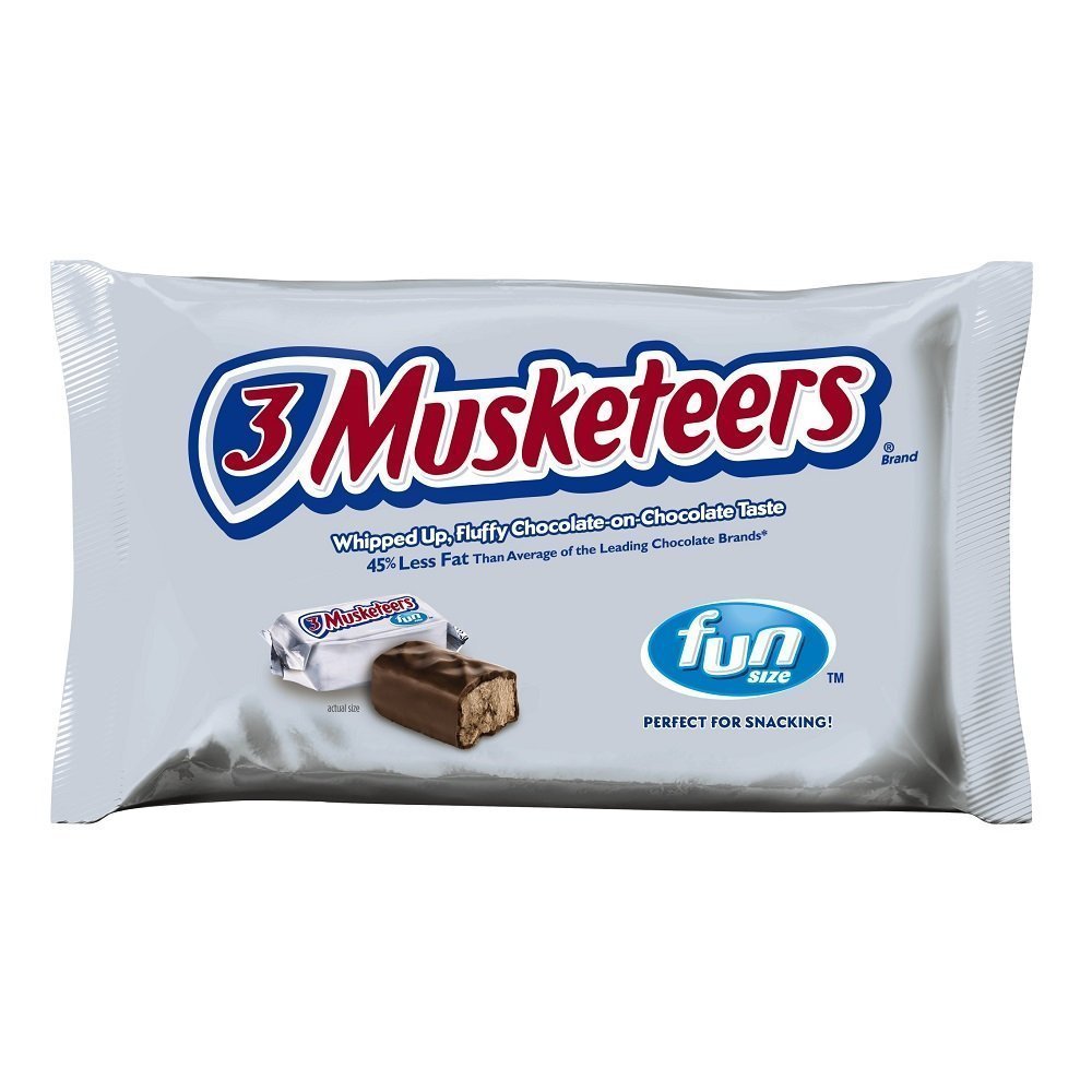3 Musketeers Fun Size Chocolate Bars, 20.92 Ounce (Pack of 2)