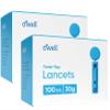 O Well Twist Top Lancets, 30 Gauge | for Blood Glucose & Keto Testing | 2 Boxes of 100 Sterile Lancets