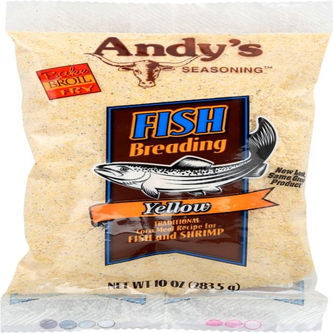 Andy's Yellow Fish Breading 10.0 OZ(Pack of 6) Y