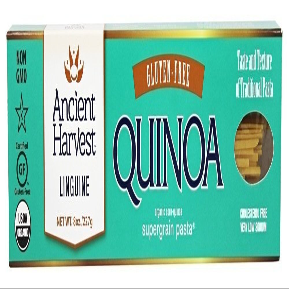 Ancient Harvest Quinoa - Organic Gluten-Free Quinoa Supergrain Pasta Linguine - 8 oz.(pack of 2)