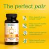Zhou D3+K2 - Vitamin D3 K2 Supplement for Women & Men, Immune Support Vit D3 and K2 Supplements, Pure Vegetarian Formula with 5000 IU of D3 and MK-7 - 60 Veggie Capsules (Pack of 1) view 3