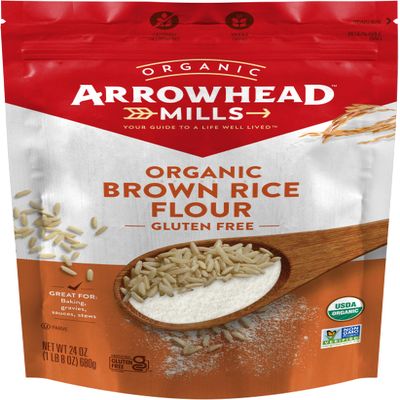 Arrowhead Mills Organic Brown Rice Flour, Gluten Free, 6 count (Pack of 1)