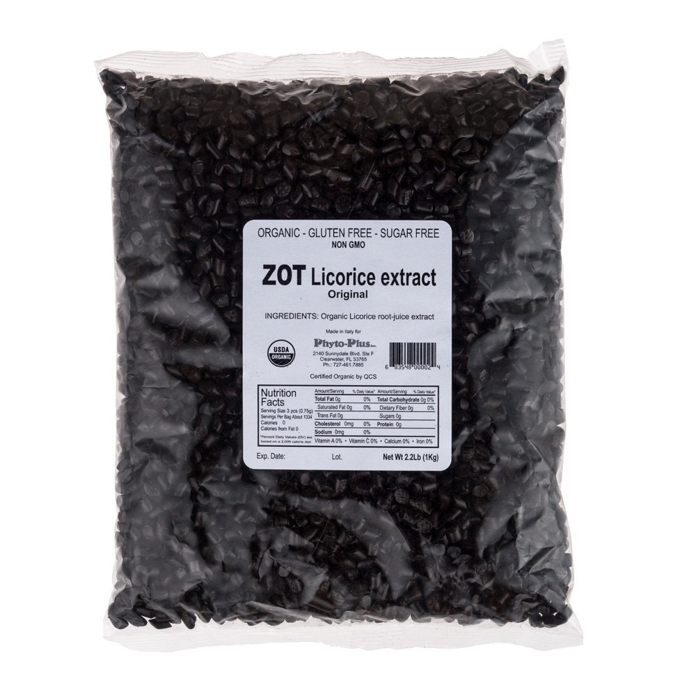 ZOT Organic Licorice Root Extract, in Bulk, 2.2 Pound, Black