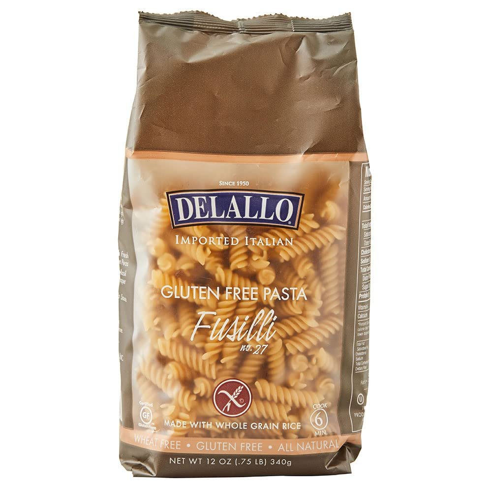 Delallo Pasta Gf Whlgrn Fusilli