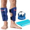 Shin Splint Relief: Hot & Cold Packs, Cryoball & Stretch Bands for Shin Splints | Hot & Cold Therapy for Leg Pain Relief | by Magic Gel view 1
