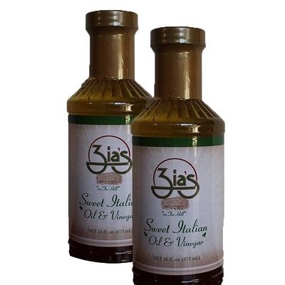 Zia's Sweet Italian Oil & Vinegar 2 Pack