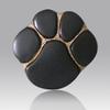 Paw Shaped Keepsake Urn, Slate and Gold Paw Keepsake with Box, Pet Urn, Paw Print Urn, Pet Memorial Urn view 4