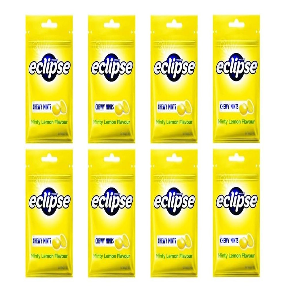 Wrigley's - Eclipse Lemon Chewy Mints Powerful Fresh Breath x 8 packs