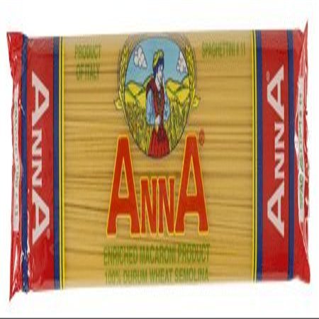 Anna - Italian Spaghettini Pasta No. 11, (6)- 16 oz. Pkgs.