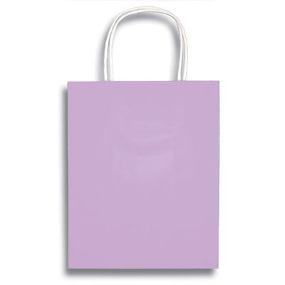 12 x 15" X-Large Lavender Clay Coat Paper Party Supplies Favor Gift Bags with Handle