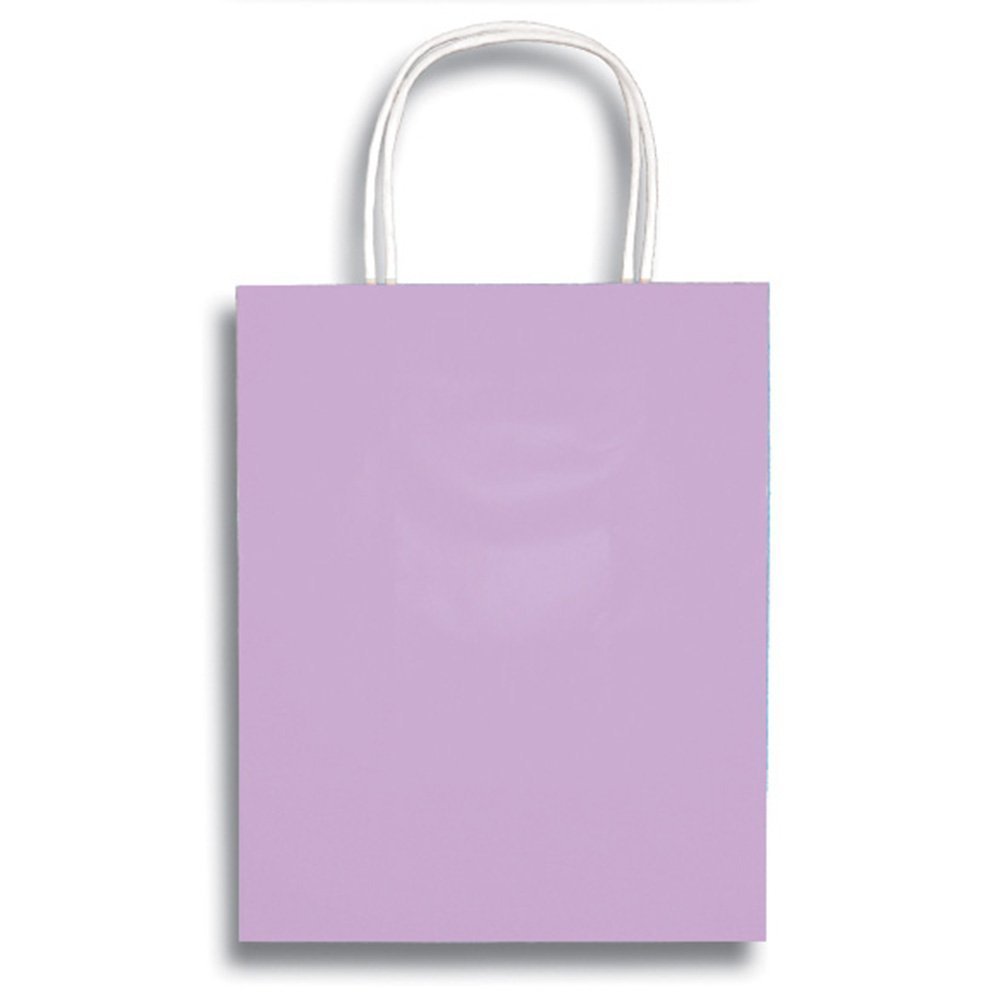 12 x 15" X-Large Lavender Clay Coat Paper Party Supplies Favor Gift Bags with Handle