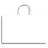 12 x 16" Vogue Clay Coat Paper Party Supplies Favor Gift Bags with Handle (White) view 1