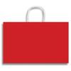 12 x 16" Vogue Clay Coat Paper Party Supplies Favor Gift Bags with Handle (Red) view 1