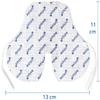 Axion 2pcs Adhesive Electrode Ideal Shape for TENS Therapy on The Neck, Back and Shoulders | Reusable Self-Adhesive Electrodes for TENS Units view 4