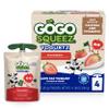 GoGo squeeZ yogurtZ Strawberry, 3 oz (Pack of 4), Kids Snacks Made from Real Yogurt and Fruit, Pantry Friendly, No Fridge Needed, Gluten Free and Nut Free, BPA Free Pouches (Packaging May Vary) view 1