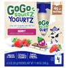 GoGo squeeZ yogurtZ Berry, 3 oz. (4 Pouches) - Kids Snacks Made from Real Yogurt and Fruit - Pantry Friendly Snack, No Fridge Needed - No Preservatives- Kosher Certified - Gluten Free Snacks for Kids view 3