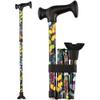 NOVA Walking Cane with Wood Grip Handle, Lightweight Adjustable Cane with Comfort Wodd Handle, Cane for Men and Women, Walking Canes for Balance, Butterfly view 2