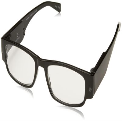 Foster Grant Lloyd Lightspecs Lighted Reading Glasses, Black/Transparent, 59 mm, 1.75x