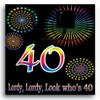 12 x 9" Medium Printed Paper Party Supplies Favor Gift Bags with Handle (40 Years Old) view 1