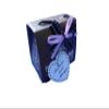 20x Gift box with double ribbon and affectionate tag - Good for parties, presents - 7.5cm x 6cm x 4.5cm view 3