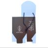 10x Gift box with double ribbon and affectionate tag - Good for parties, presents - 7.5cm x 6cm x 4.5cm view 2