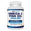 Arazo Nutrition Wild Caught Omega-3 Fish Oil Concentrate  4,080mg per Serving  High EPA 1200mg & DHA 900mg  120 Burpless Lemon Softgels view 1