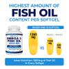 Arazo Nutrition Wild Caught Omega-3 Fish Oil Concentrate  4,080mg per Serving  High EPA 1200mg & DHA 900mg  120 Burpless Lemon Softgels view 3