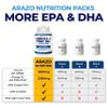 Arazo Nutrition Wild Caught Omega-3 Fish Oil Concentrate  4,080mg per Serving  High EPA 1200mg & DHA 900mg  120 Burpless Lemon Softgels view 4