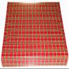 Scott's Cakes Milk Chocolate Covered Bubble Gum Truffles in a 1 Pound Christmas Plaid Box view 2