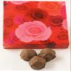 Scott's Cakes Milk Chocolate Covered Lychee Truffles in a 1 Pound Pink Roses Box view 1