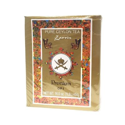 Zarrin Gold Label Pure Ceylon Orange Pekoe OP Loos Tea, 16 Ounce