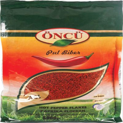 Oncu Turkish Traditional Red Spices (Hot Pepper Flakes 500 Gr / 17.6 Oz)
