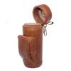 AMANCY Upgrade Cedar Wood Lined Portable Travel Leather Cigar Humidor Case with Pocket,Easily Carry Lighter and Cutter view 4